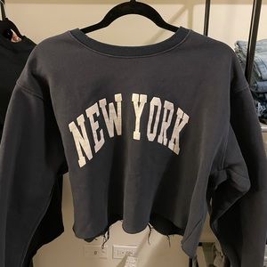 New York Crop Top Sweater